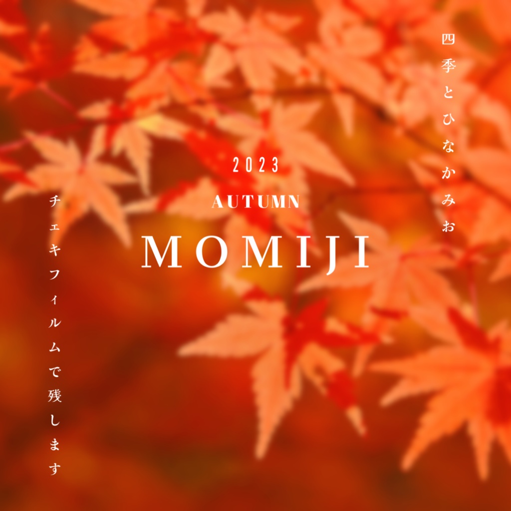 四季チェキ〜秋の紅葉〜