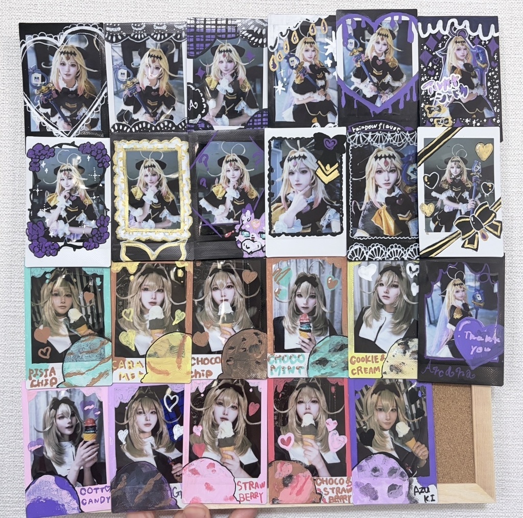 【レイフレ34】ランダム落書きチェキ