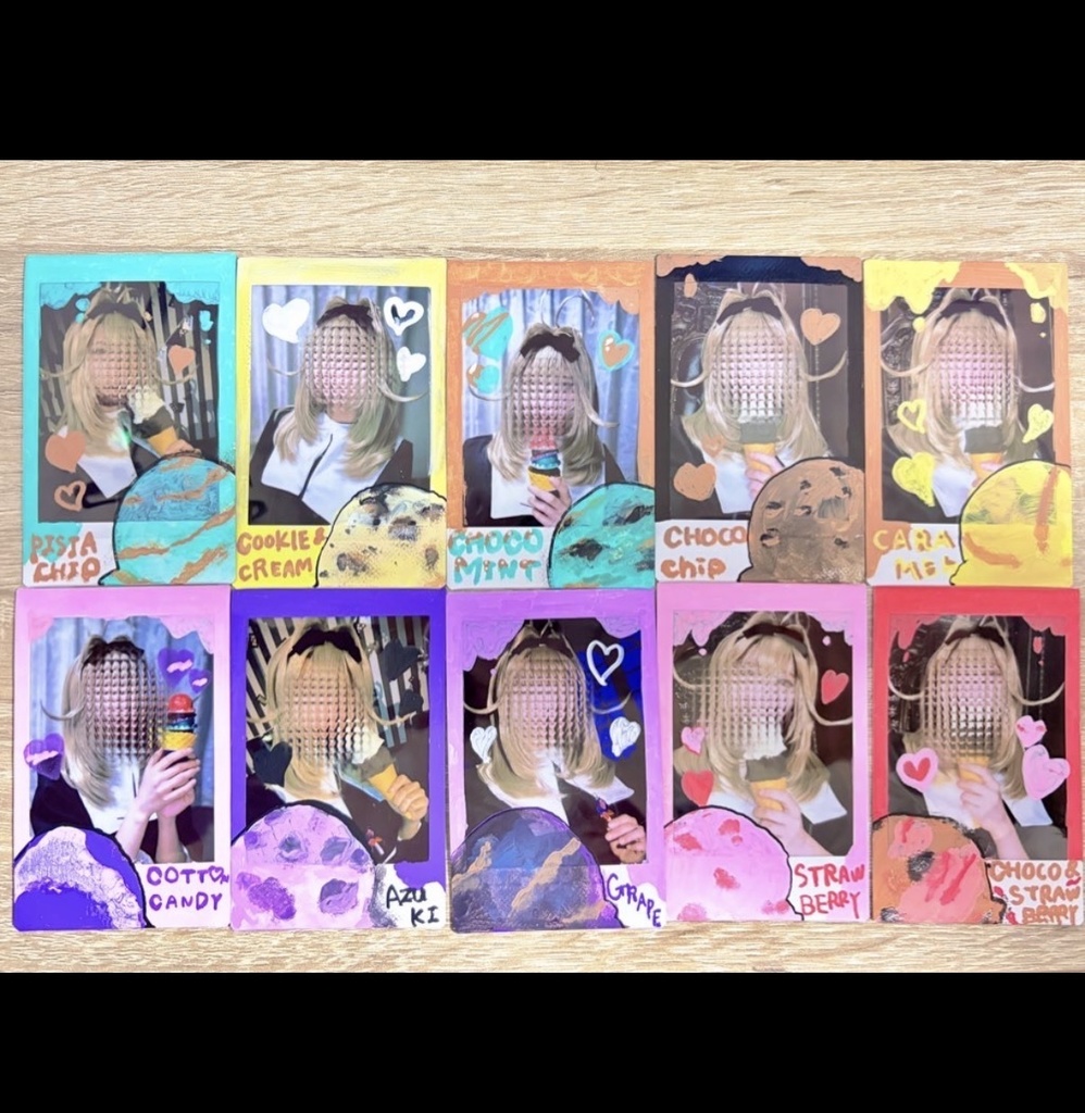 【レイフレ34】ランダム落書きチェキ