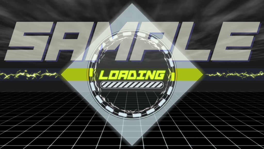 【動く待機画面】エレキチャージスクリーン【カラバリ8種セット】