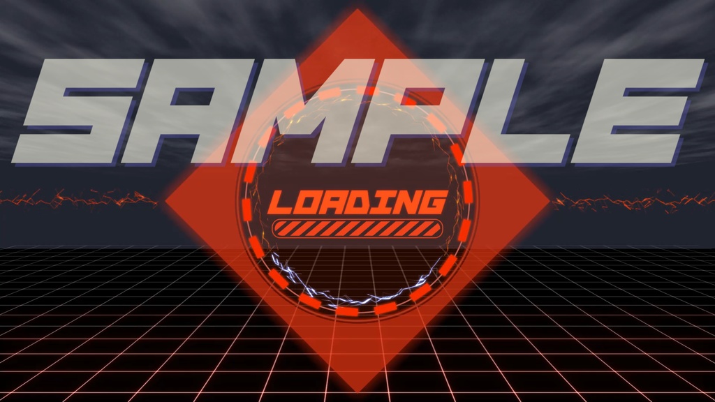 【動く待機画面】エレキチャージスクリーン【カラバリ8種セット】