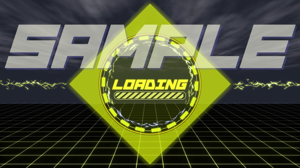 【動く待機画面】エレキチャージスクリーン【カラバリ8種セット】