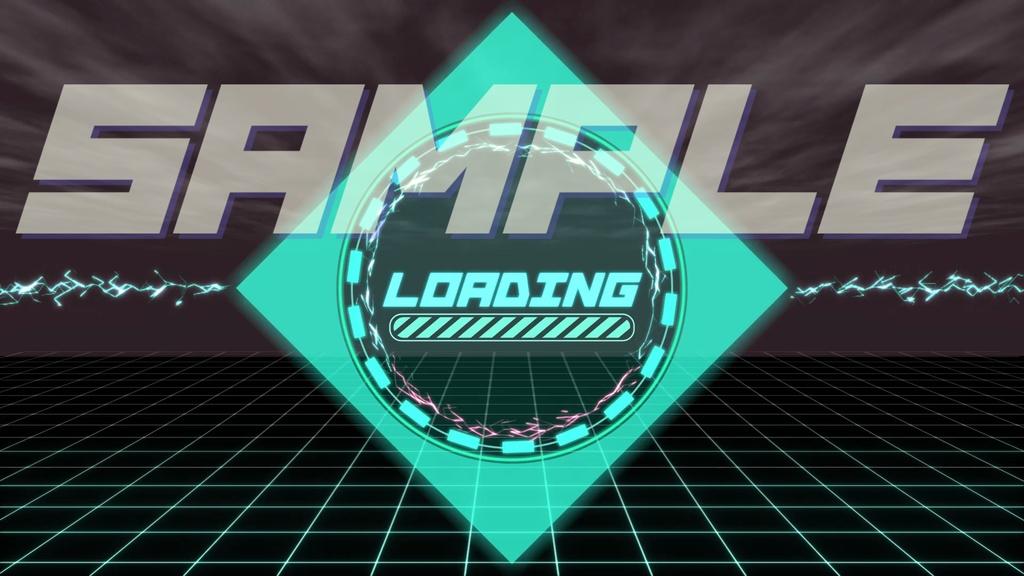 【動く待機画面】エレキチャージスクリーン【カラバリ8種セット】