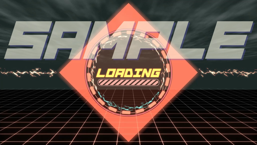 【動く待機画面】エレキチャージスクリーン【カラバリ8種セット】