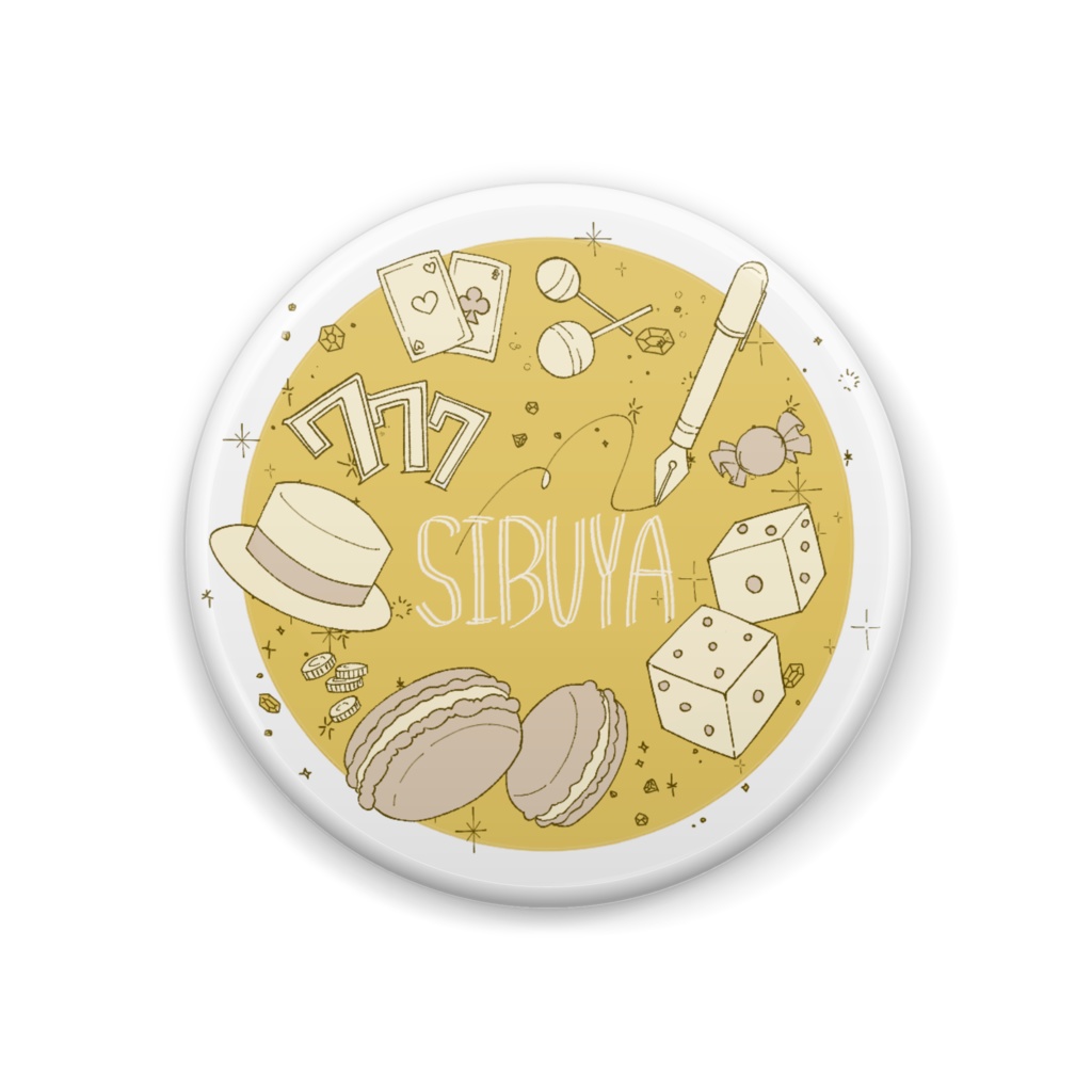 シブヤイメージ缶バッチ