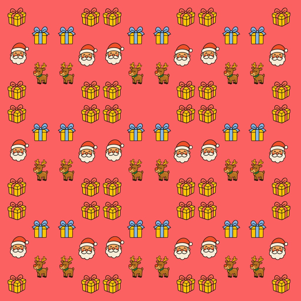 クリスマス🎅デジタルペーパー3種