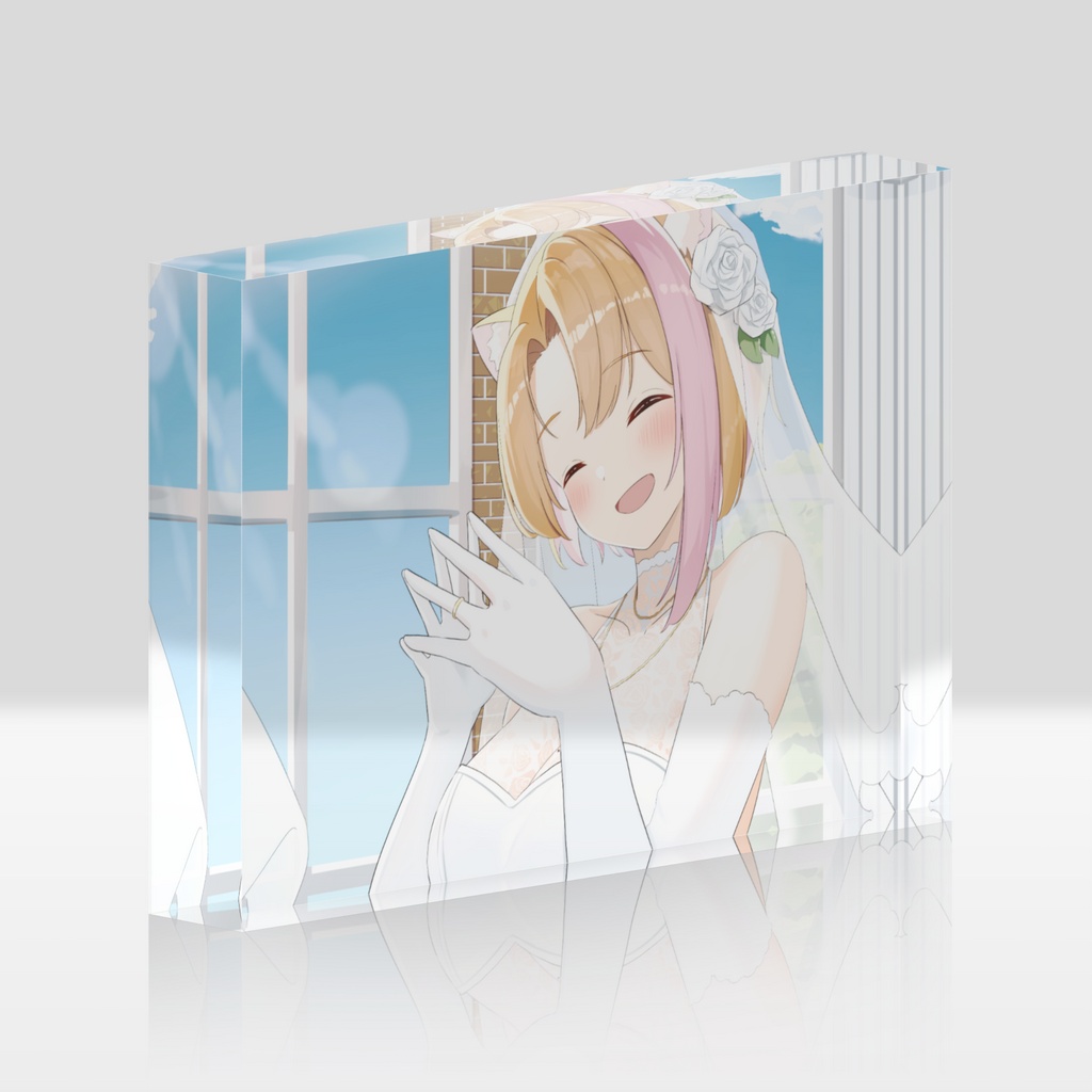 獅月レオン（ウエディング姿）アクリルブロックBタイプ