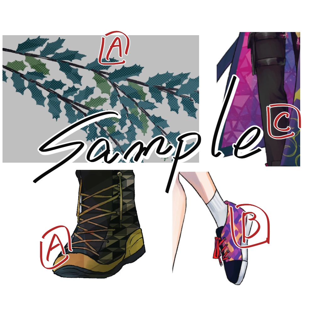 シームレスパターン素材