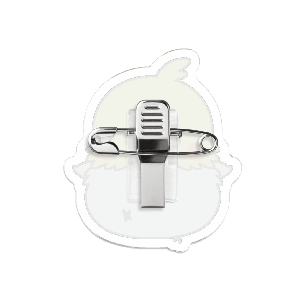 オカメインコるんるんアクリルバッジ