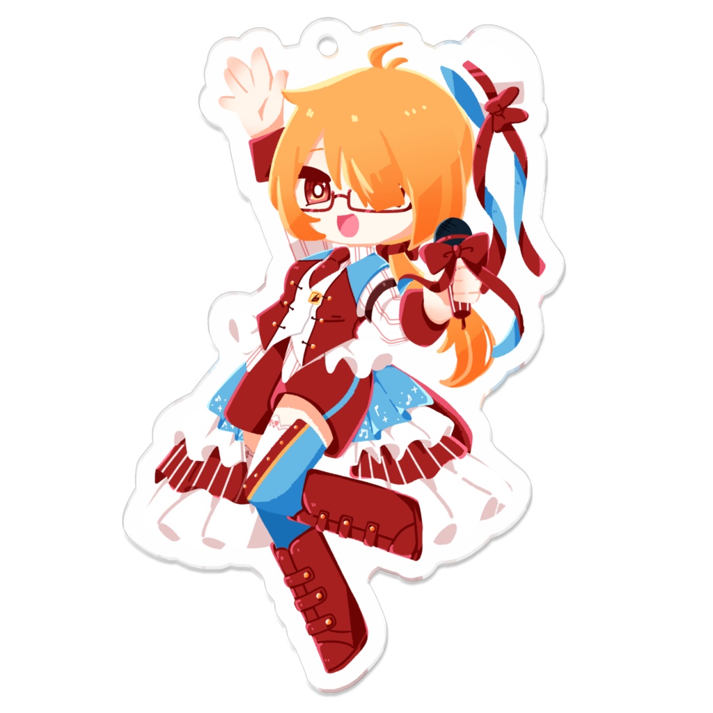 #千城かや6周年記念 アクリルキーホルダー