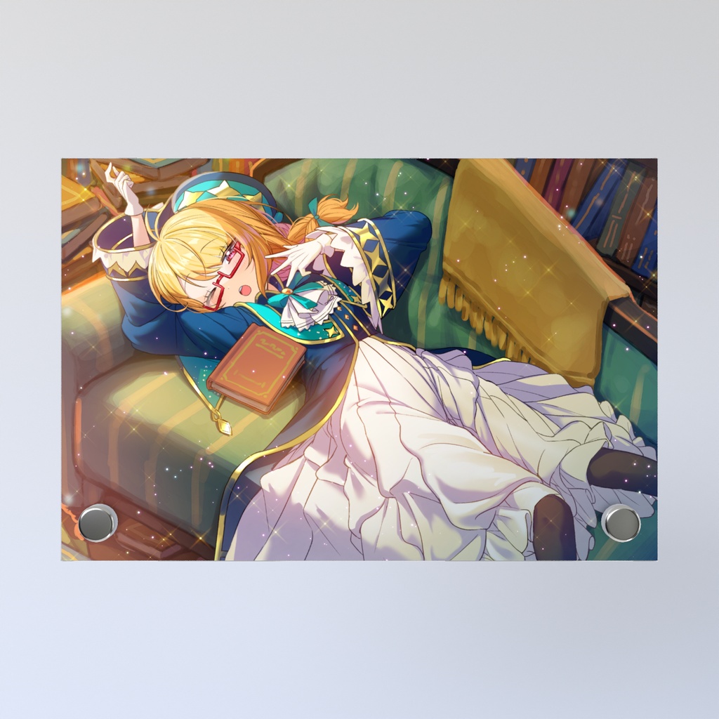 【 #怠惰な魔法使いは今日も惰眠を貪る。 】アクリルフォトパネル【 #きいたぞちしろ 】