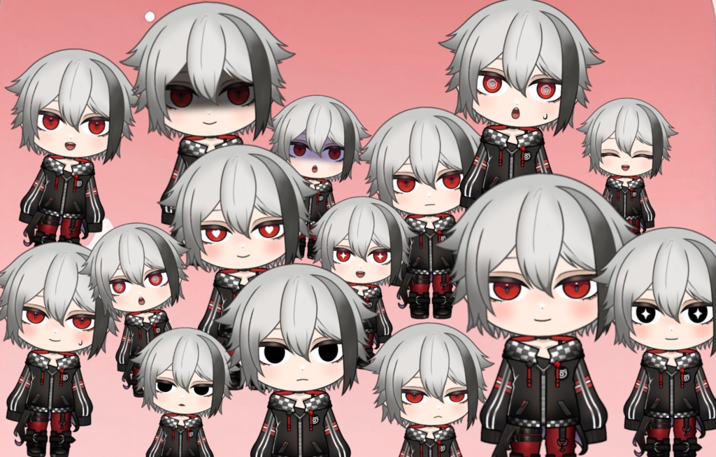 ミニキャラステッカー