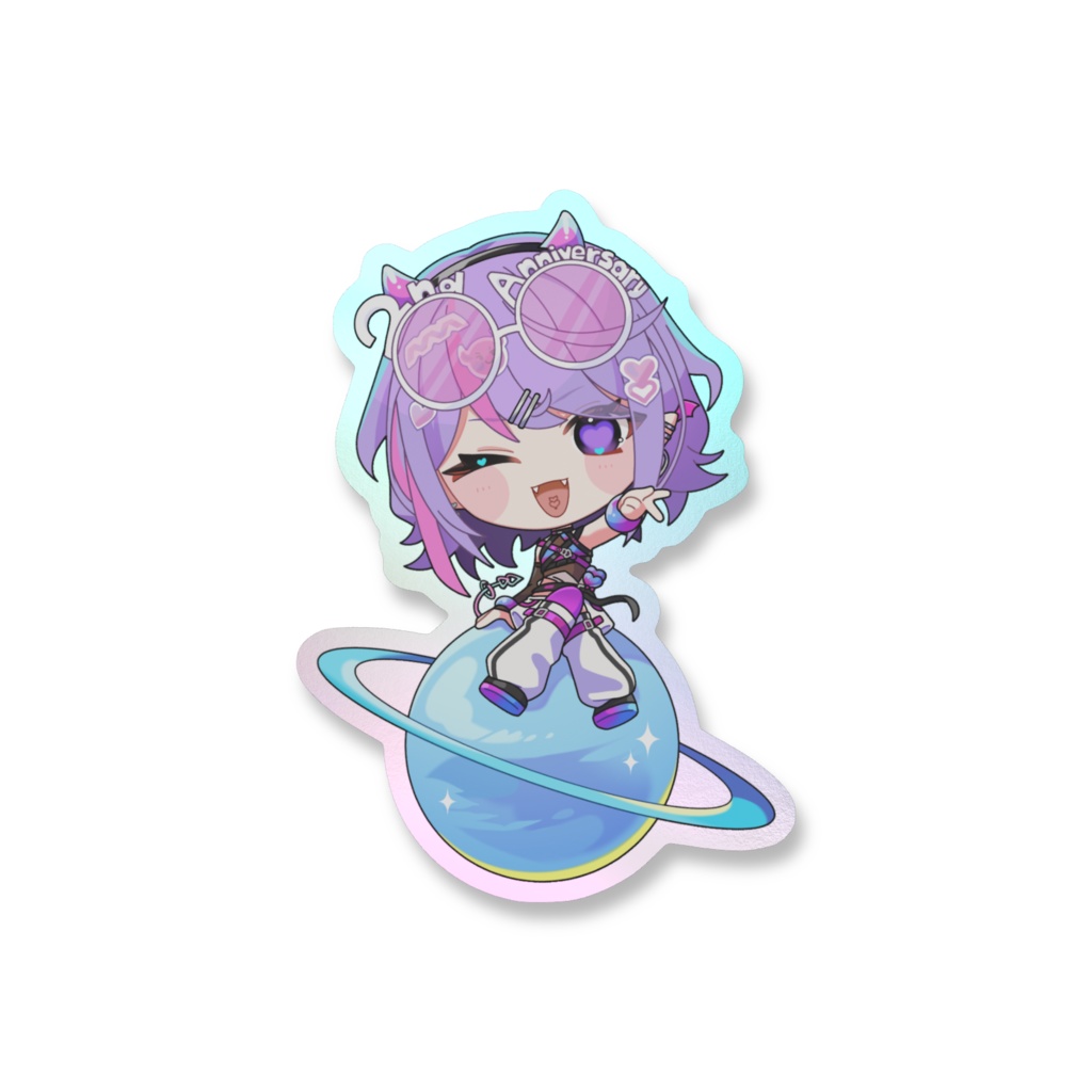 オーロラスマホステッカー2周年夢入イリム