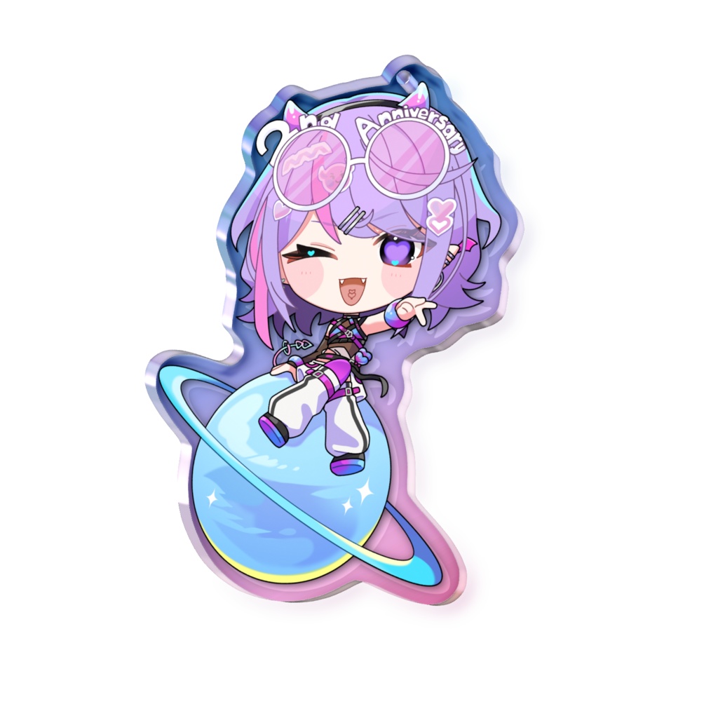 オーロラアクリルキーホルダー！