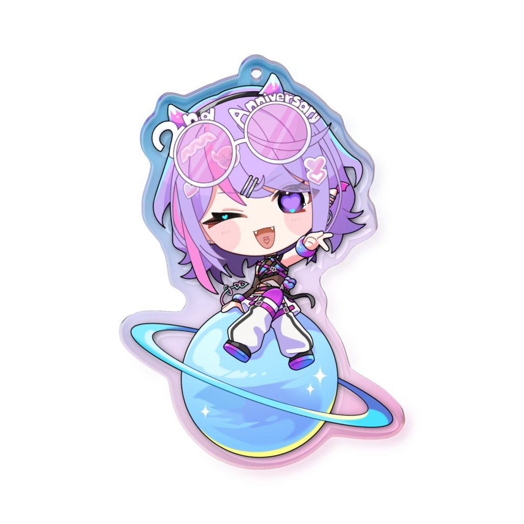 オーロラアクリルキーホルダー!