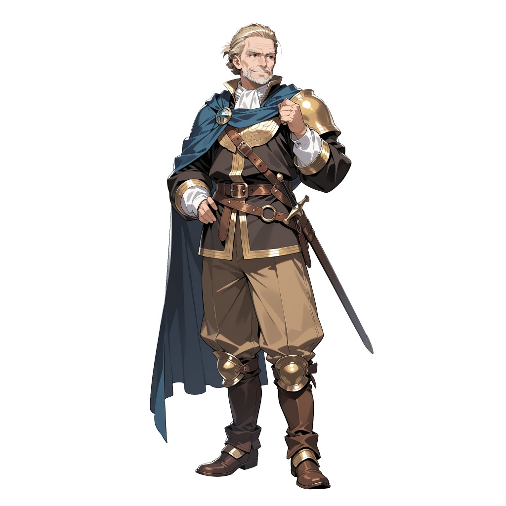 【立ち絵素材】人間の男性軽戦士/64枚【ファンタジー】