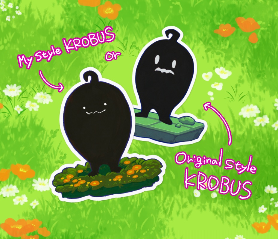 【Stardew Valley】クロバスステッカー/ Krobus