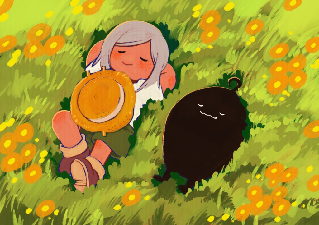 【Stardew Valley】農場主とクロバスクリアファイル/Farmer and Krobus