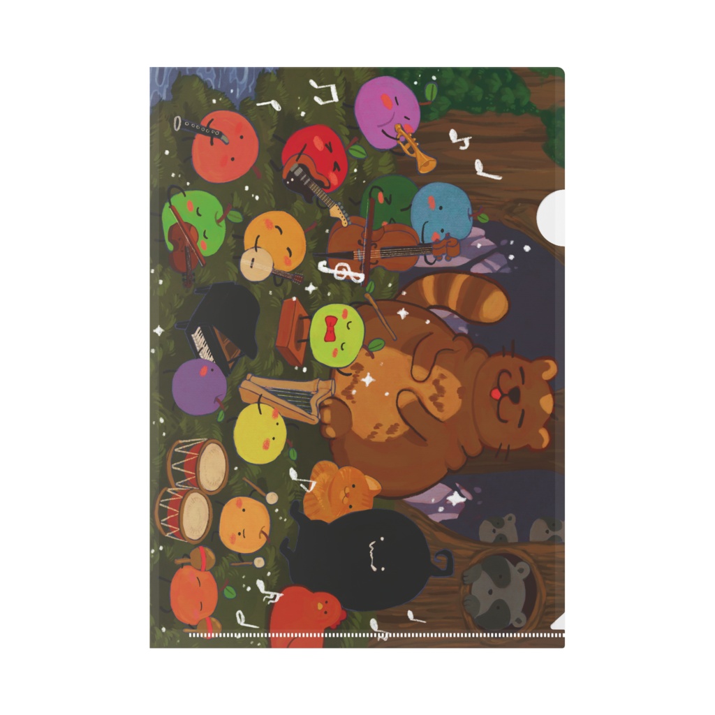 【Stardew Valley】ジュニモオーケストラクリアファイル/Junimo's orchestra