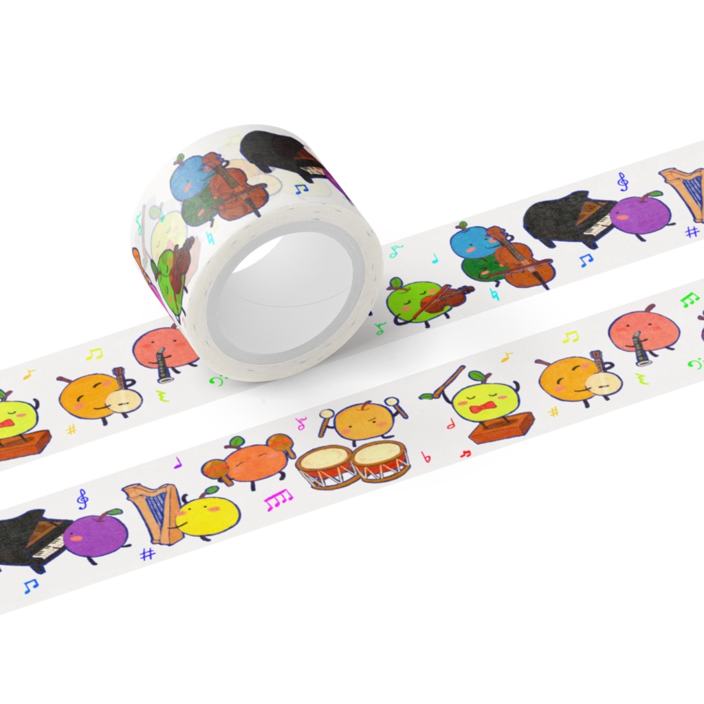 【Stardew Valley】ジュニモオーケストラマスキングテープ/Junimo's orchestra