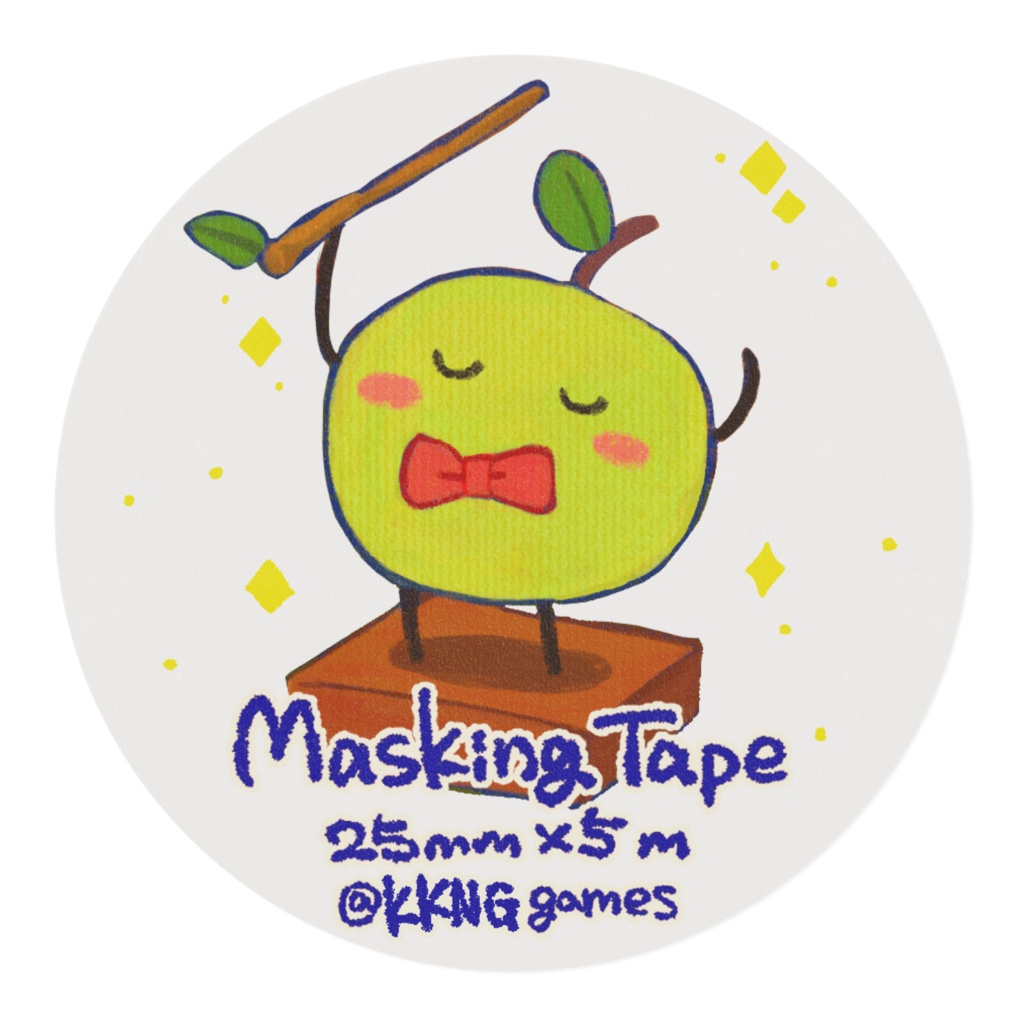 【Stardew Valley】ジュニモオーケストラマスキングテープ/Junimo's orchestra