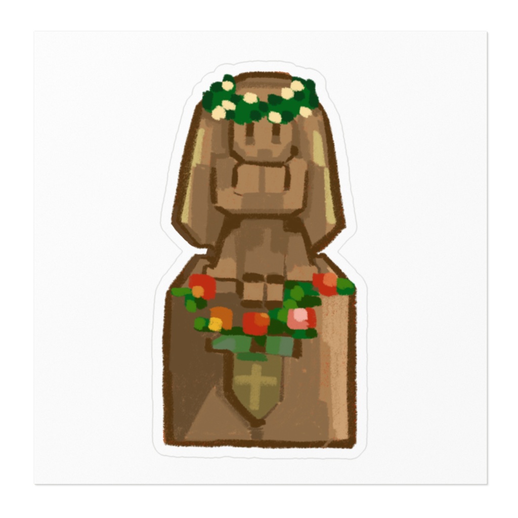 【Stardew Valley】熟練の像達ステッカー/Statue Of The Dwarf King & Blessings