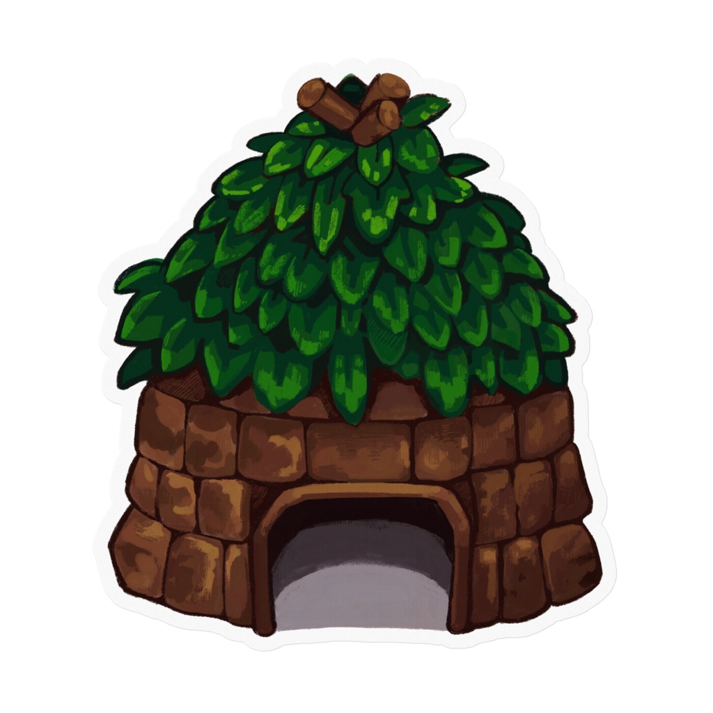 【Stardew Valley】ジュニモステッカー/Junimos and Hut