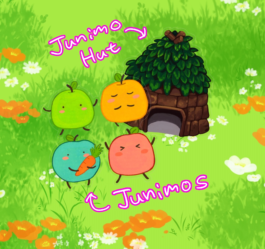 【Stardew Valley】ジュニモステッカー/Junimos and Hut