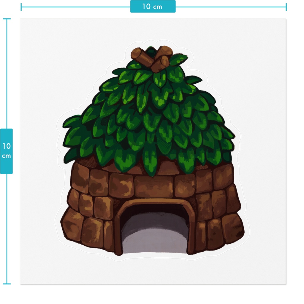 【Stardew Valley】ジュニモステッカー/Junimos and Hut