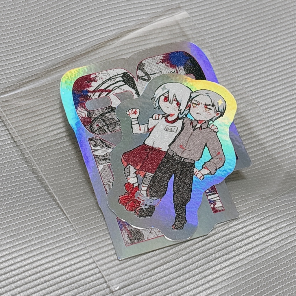 21ウォル 幻覚ステッカー