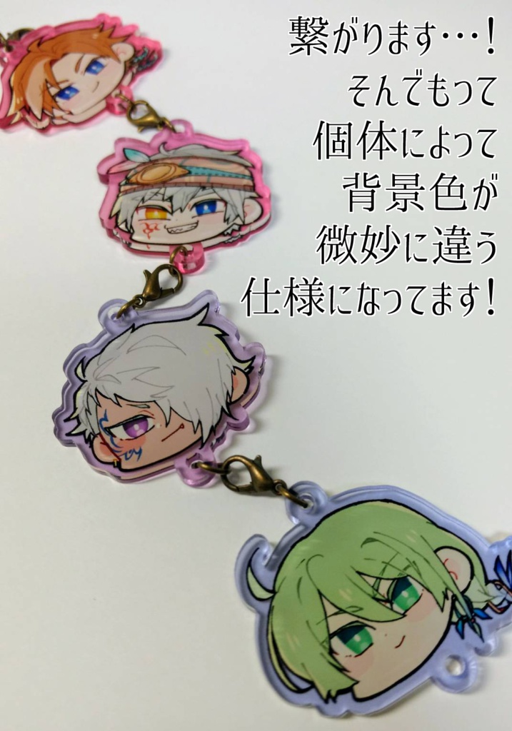 渓谷男子アクリルキーホルダー