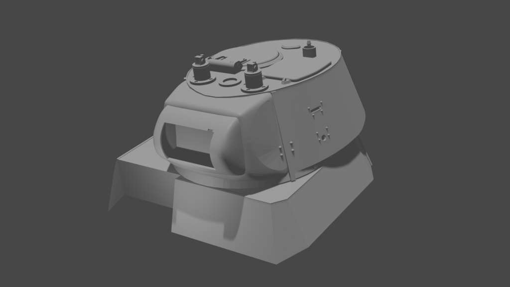 1/35　T-26 mod.1939 改造用レジン砲塔＆車体パーツ