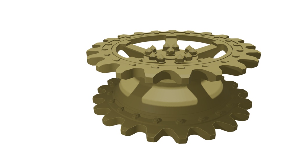 1/35 D社用 ヤークトティーガー 305003号車用起動輪