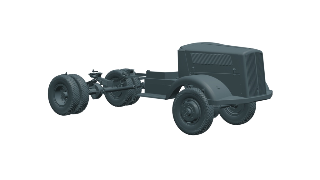 1/35 ドイツ軍　ブリッツ4×4　コンバージョンキット(タイヤ付き)