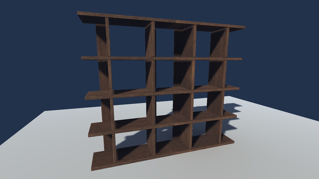【3Dモデル】棚 unity package