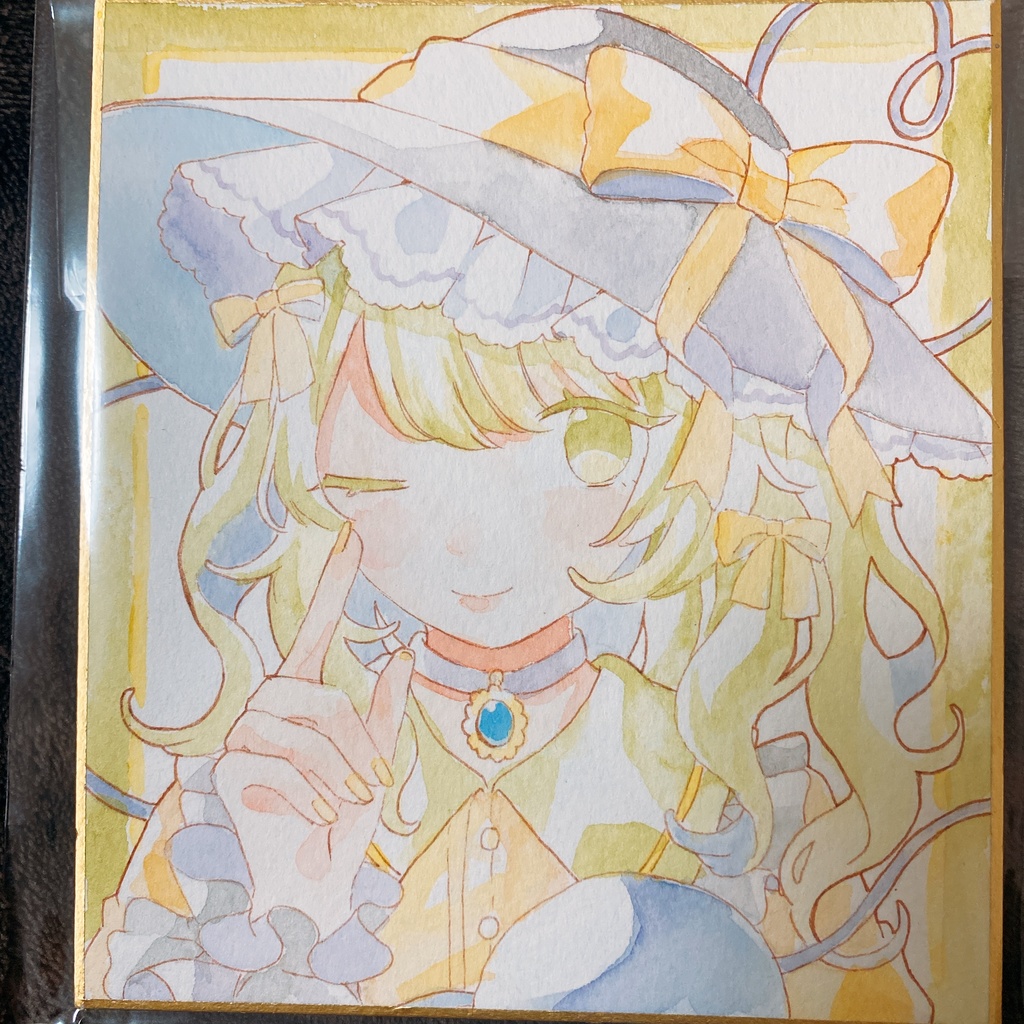 【東方紅楼夢17】古明地こいし水彩色紙