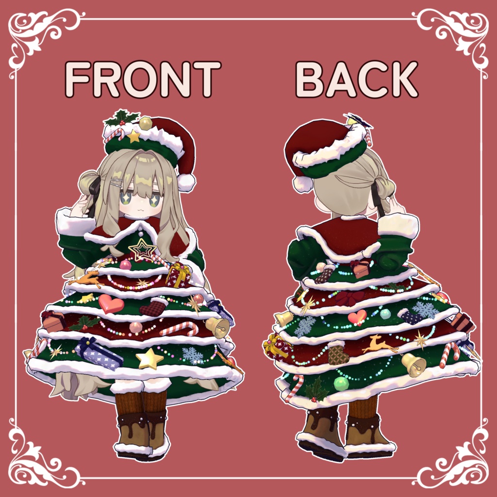 Illuminate Tree Dress 4アバター対応