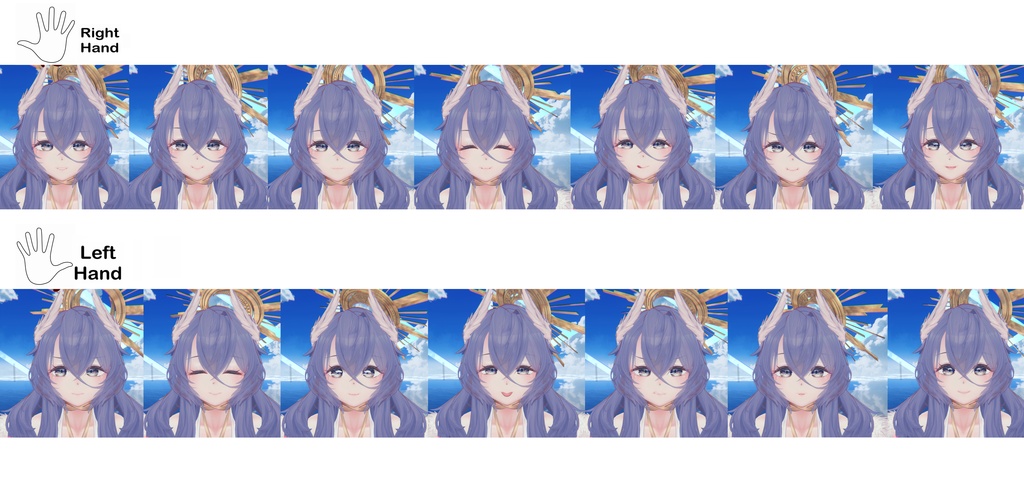 14 Face Expression Pack for Liloumois (リルモワ)