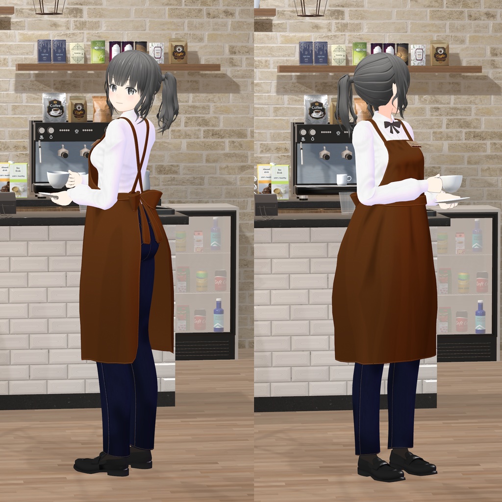 オリジナル3Dモデル「モカ(Mocha)」