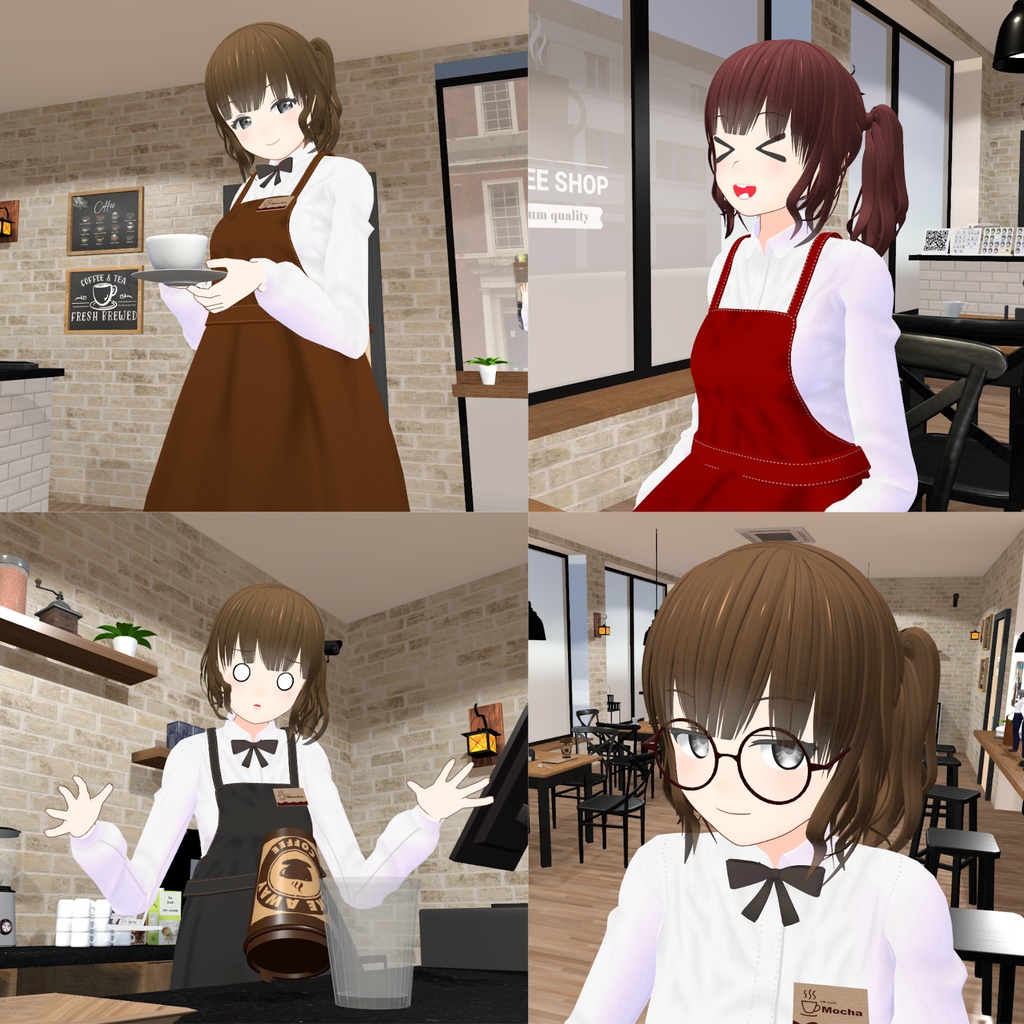 オリジナル3Dモデル「モカ(Mocha)」