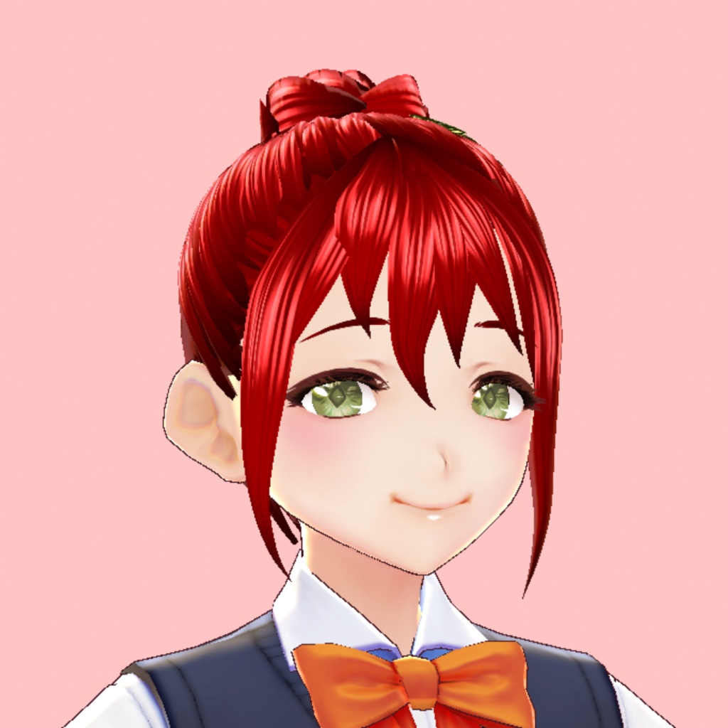 [VRoid] Rose Bun Asset - Soli's Oddities - BOOTH