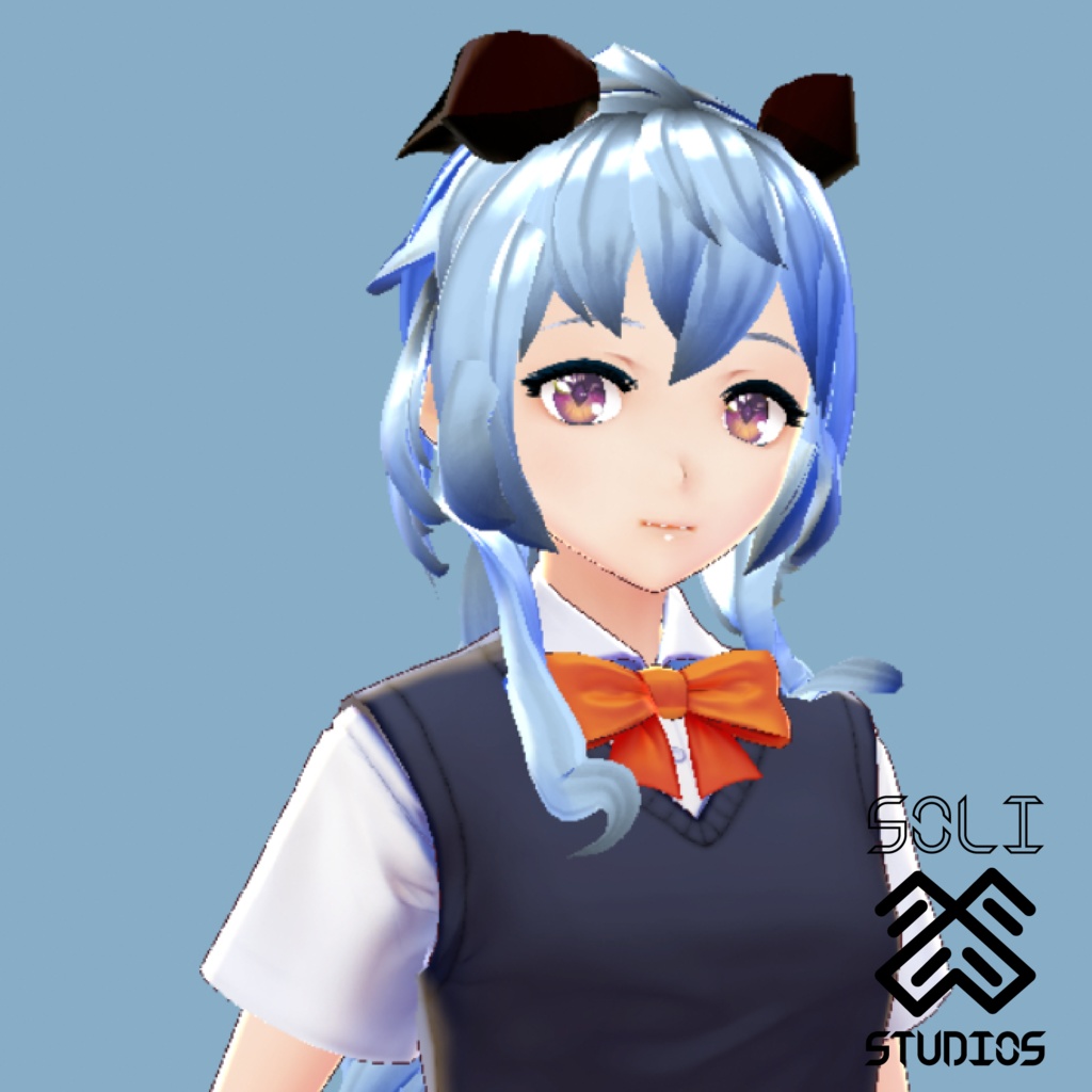 [VRoid] Genshin Impact Ganyu Hair Asset