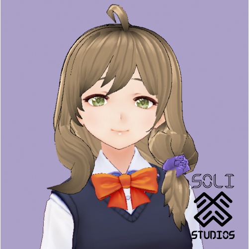 [VRoid] Genshin Impact Lisa Hair Assets