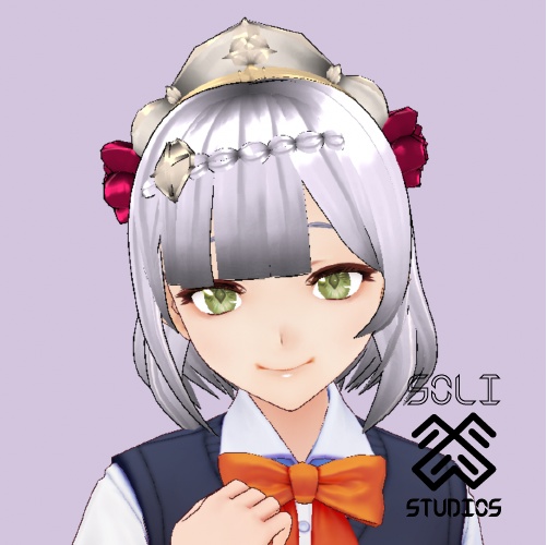 [VRoid] Genshin Impact Noelle Hair Assets