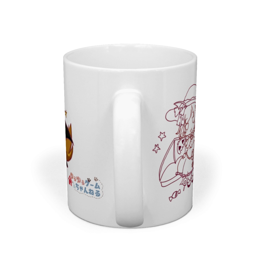 しろの丹精込めたハロウィンマグ(´・ω・`)