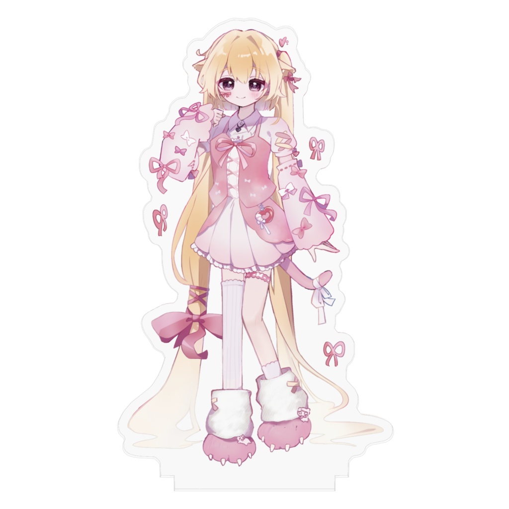 ちいさめサイズりぼんいっぱい7ミリあくすた