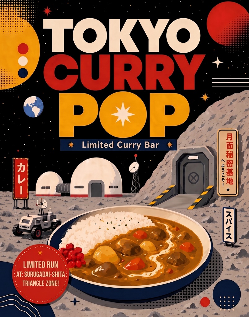 TOKYO CURRY POP Tシャツ1