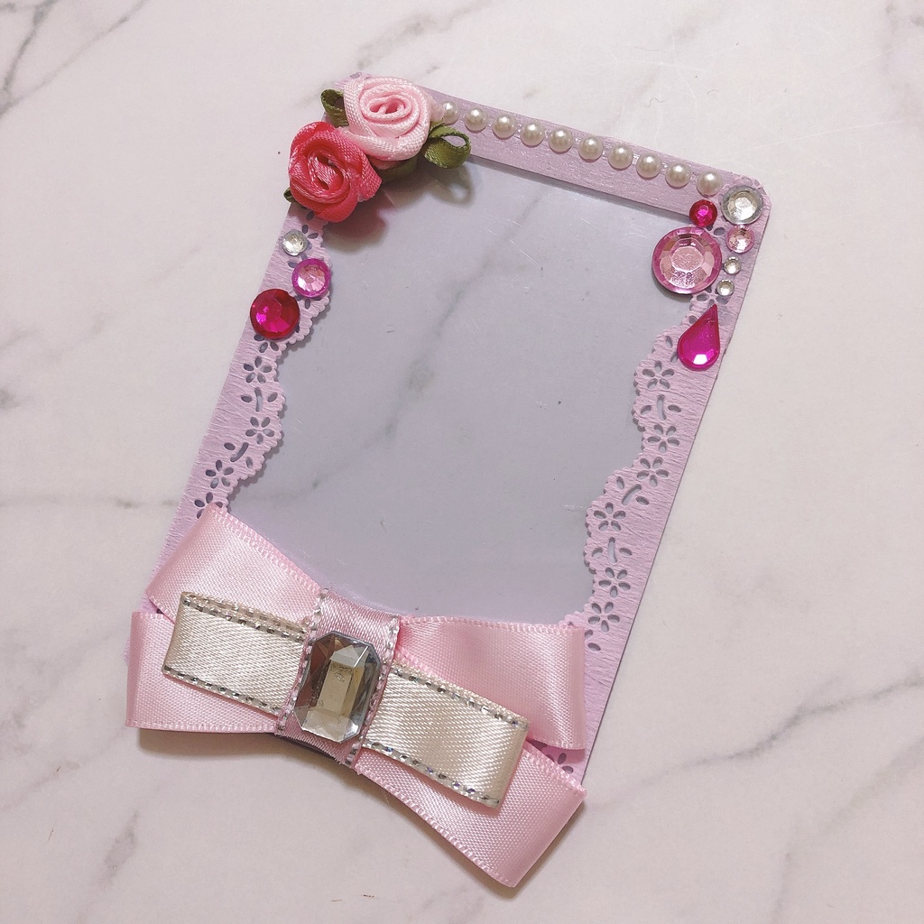 デコ 硬質ケース ピンク