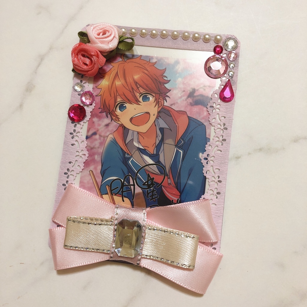 デコ 硬質ケース ピンク