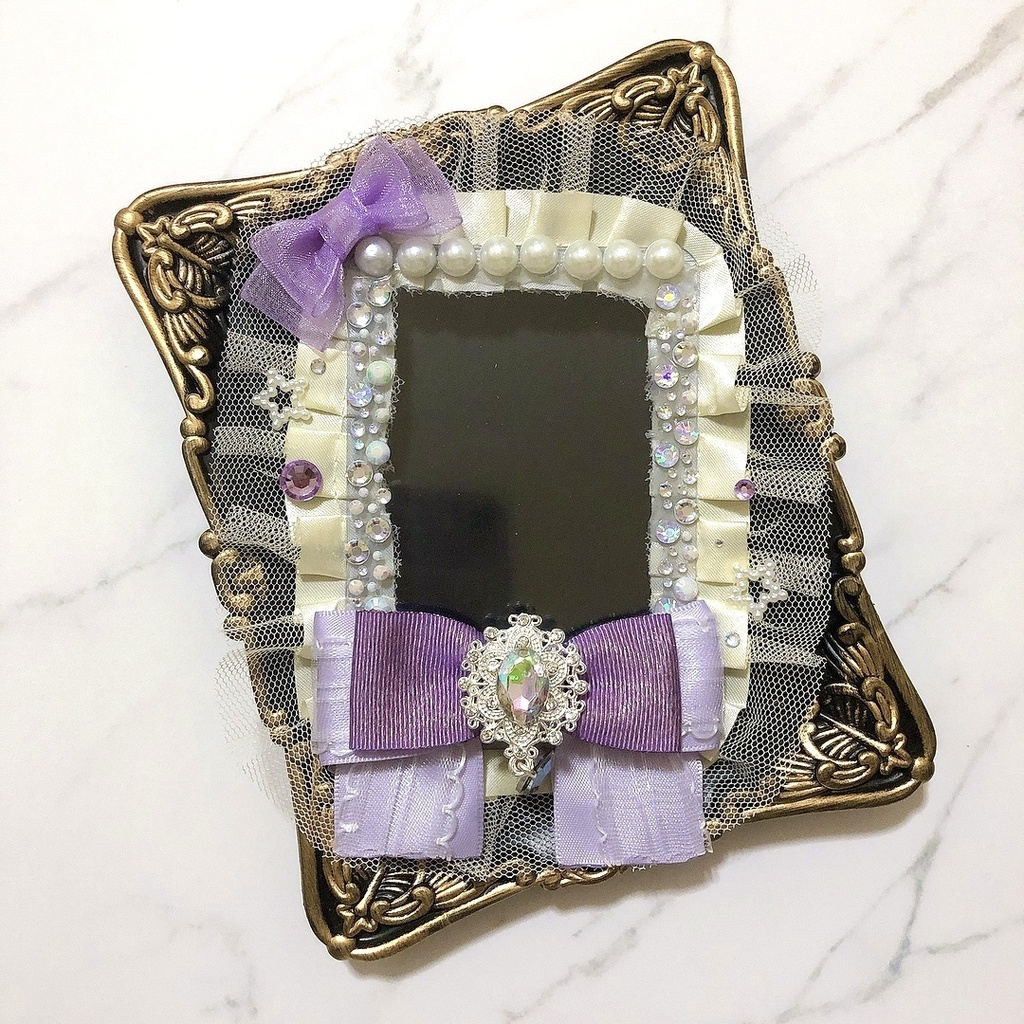 デコ硬質ケース B8 パープル